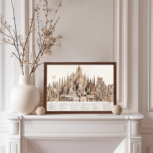 Poster Master Vintage Principal High Buildings of the Old World Poster - Image 5
