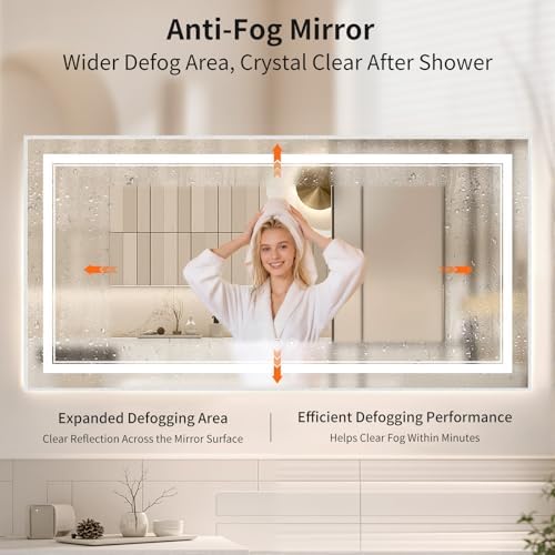 30"x60" LED Bathroom Mirror - Image 5