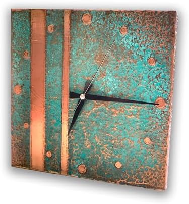 Handmade Copper Wall Clock Artisan Touch in Every Piece by NOOCART