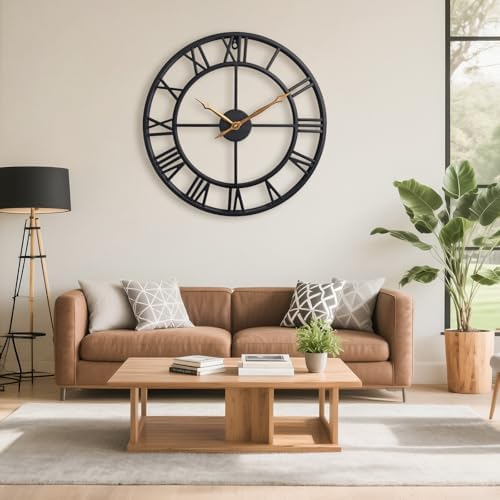 24 Inch Roman Numerals Large Wall Clocks - Image 4