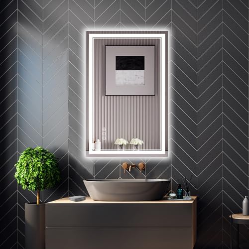 Ratsamee 24"x36" LED Bathroom Mirror - Image 2