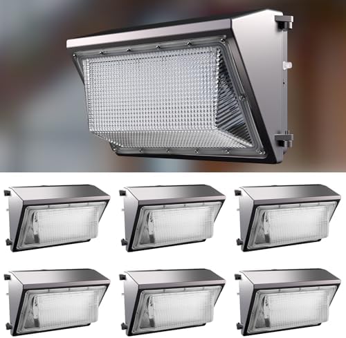 Lightdot 6 Pack 200W LED Wall Pack Lights, Outside LED Exterior Light by LightdotLighting