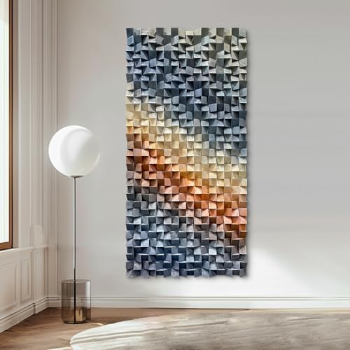 LIUZEYUE Narrow Statement 3D Wooden Wall Decor - Image 5