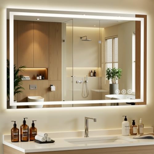 48"x 30" LED Bathroom Mirror by Lmsedf