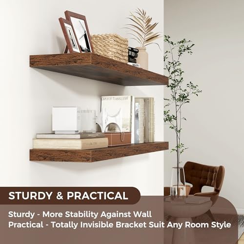 36" Wide x 8" Deep Floating Shelves - Image 5