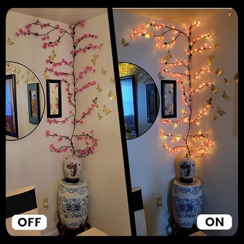 Cherry Blossom Lights with Bendable Tree Branches - Image 6
