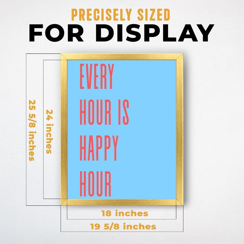 InkFlow Posters Every Hour Happy Hour Canvas Poster - Image 3