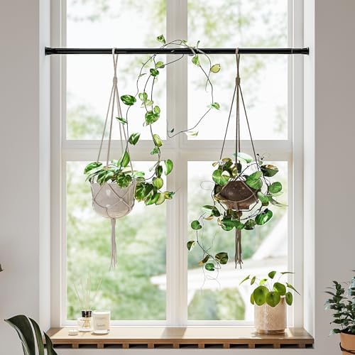 Bamworld Window Plant Hanger Indoor Adjustable Hanging Planters by Bamworld