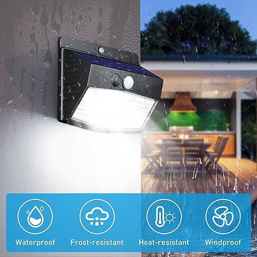 Peasur 16 Pack Solar Motion Sensor Lights Outdoor Waterproof - Image 4