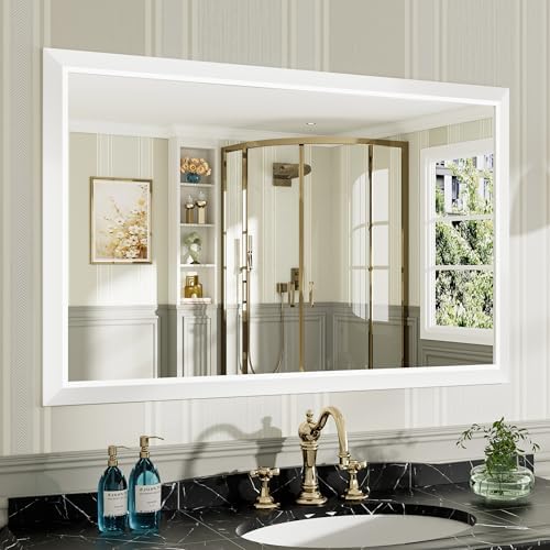 Briivue Bathroom Wall Mirror, 48x30 Inch by Briivuemodernmirrors