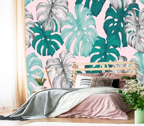 XMPMBM-Tropical Leaf Botanical backsplash Large Decorative Wallpaper Banana by Moredurableandtear-resistantthantraditionalwallpaperwithexcellentadhesion