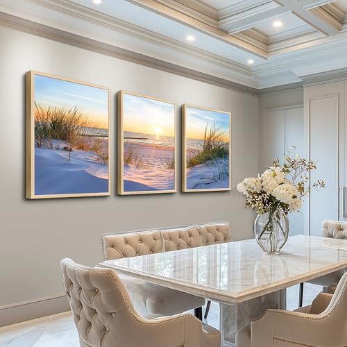 Natural Wood Framed Wall Art for Living Room and Bedroom - Image 4