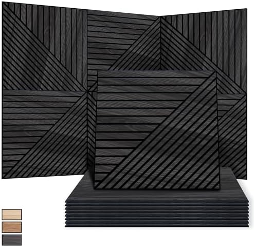 WoveN SounD Acoustic Wall Panels, 8 Pack, 23.6x23.6 in by WovenSound