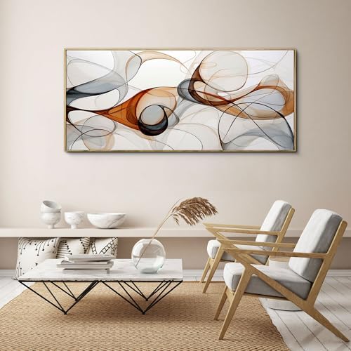 KLAKLA Framed Large Abstract Wall Art - Image 4