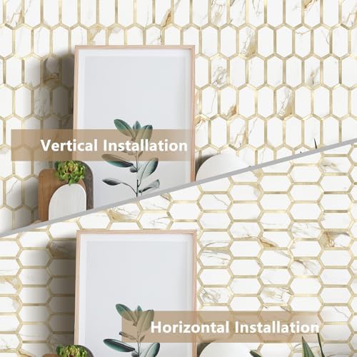 Vamos Tile Long Hexagon Peel and Stick Tile Backsplash - Image 4