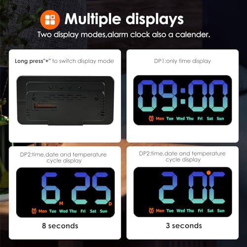 Digital Wall Clock 8.5 Inch Large Display LED Clock - Image 5