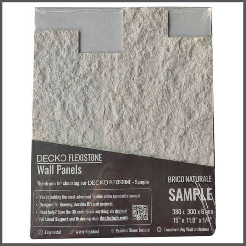 DECKO Flexistone 3D Stone Wall Panel Sample by Unknown