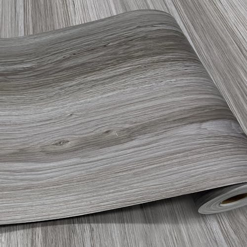 Woodgrain Vinyl Floor Roll, 11.8" x 590", Quick‑Apply Peel & Stick by auxua