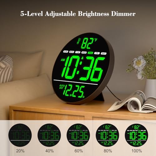 WallarGe Electric Large Digital Wall Clock - Image 3