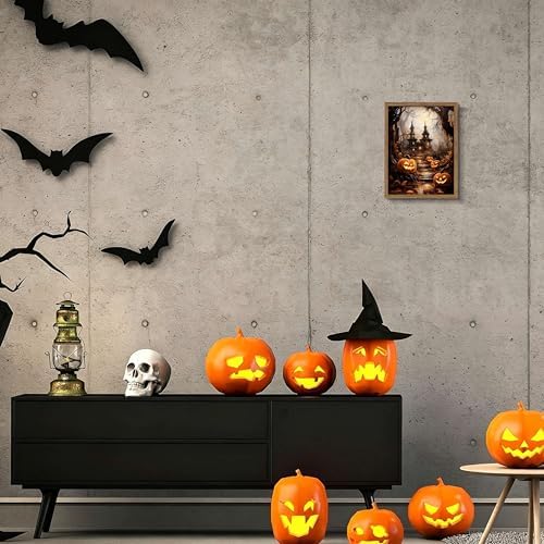 Framed Vintage Halloween Wall Art - Image 2