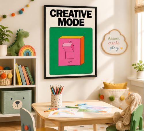 BaiSntg Creative Mode Canvas Wall Art, Fun Office Picture Wall Decor - Image 6