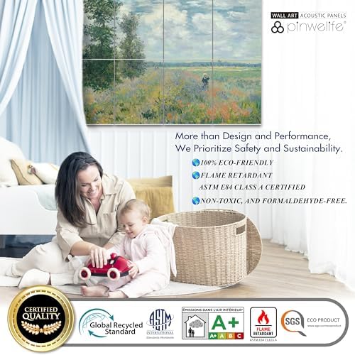 PINWELIFE® Masterpiece Acoustic Art Panels, Decorative Acoustic Wall Art - Image 6
