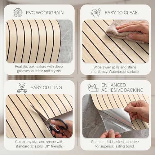 Peel and Stick Wall Panels：Waterproof & Easy to Cut - Image 4