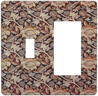 Outlet Covers Vintage William Morris Floral Plants 1 Toggle 1 Rocker by Lightswitchcovers