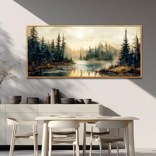 FUHAIHUA Wood Framed Large Wall Decor - Image 4