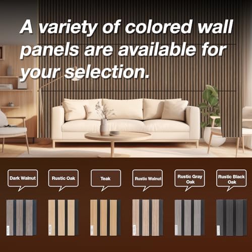 Yuzzy Wood Panels for Wall, Wood Slat Acoustic Panels, Sound Absorbing Wall - Image 3
