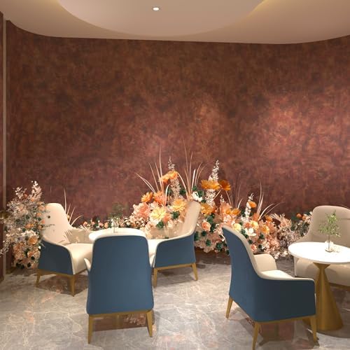 BAYYA Red Wallpaper Stick and Peel Metallic Copper/Gold Contact Paper - Image 5