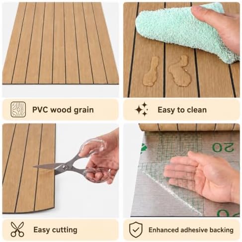 Peel and Stick Wood Slat Wall Panels, 236 x 15.7 in - Image 5