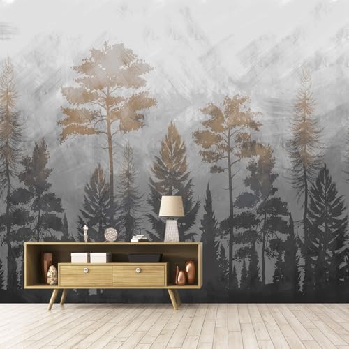 Abstract Forest Wallpaper Peel-and-Stick 96"x137" - Image 6