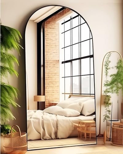 KOMCOTE Arch Mirror Full Length, Floor Length Mirror, Arched Floor Mirror - Image 2