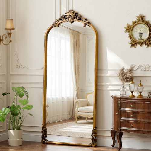69"x28" Bronze Vintage Arched Full Length Mirror - Image 2