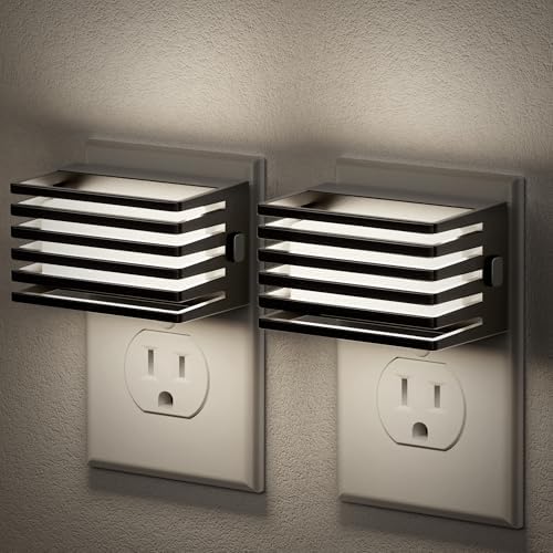 JandCase LED Night Light, 5000K Night Lights Plug into Wall Dusk to Dawn by JandCase