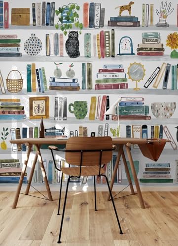 RoomMates Library Peel and Stick Wall Mural - Image 3