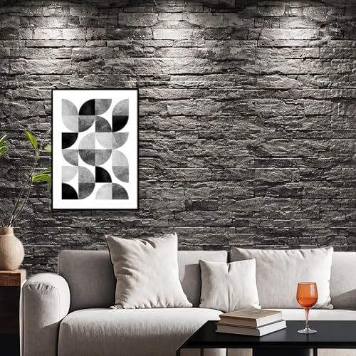 3D Wall Panels Peel and Stick, 3D Brick Wallpaper Peel and Stick, Faux Stone - Image 4
