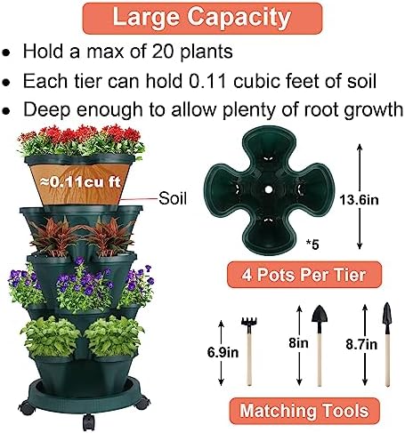 GameXcel Vertical Planter Tower - Image 5