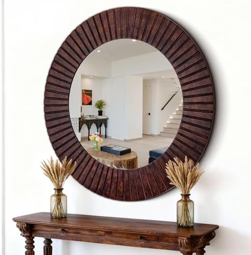 Chende 42'' Large Circle Mirror - Image 2