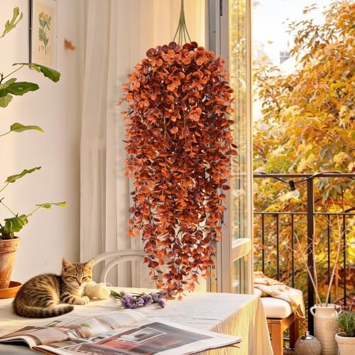 Waipfaru 4Pcs Fake Hanging Plants - Image 2