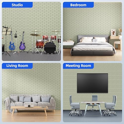 20 Pack Acoustic Panels with Self Adhesive Sound Proof Foam Panels - Image 5