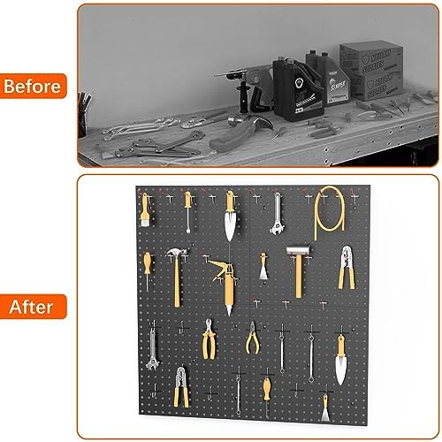 WALMANN 4 PCS 16" x 16" Pegboard Panels - Image 6