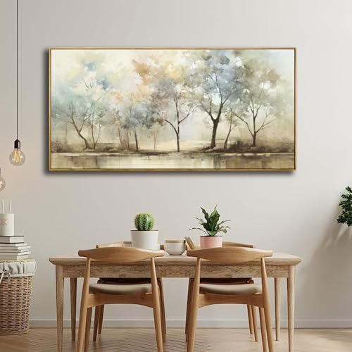 VHMING Abstract Wall Art Artwork Retro Trees Pictures Decor Canvas Painting - Image 6