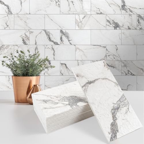 StyloVue 100 Pieces Peel and Stick Backsplash by StyloVue