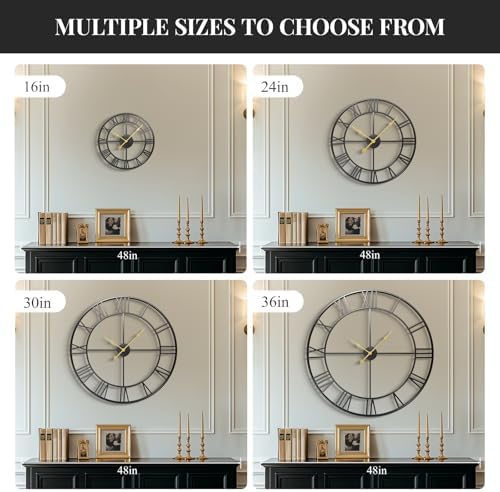 Cuspin 36 Inch Large Wall Clock - Image 5