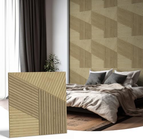 Acoustic Wall Panels, Decorative Sound Absorbing Panels, 6 Pack by AcousticPanels