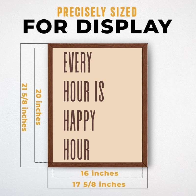 InkFlow Posters Every Hour Happy Hour Canvas Poster - Image 3