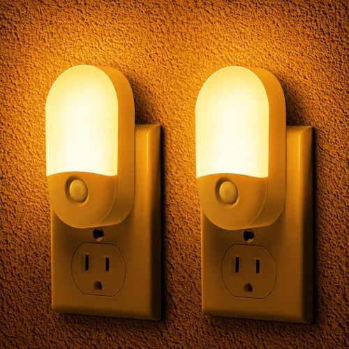 L LOHAS LED Amber Night Light, Night Lights Plug into Wall by LLOHASLED