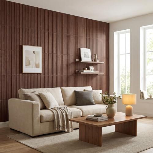 6 Pack Walnut Color Felt Bulletin Board, 70.86 x 47.24 in Cork Board Alternative - Image 6